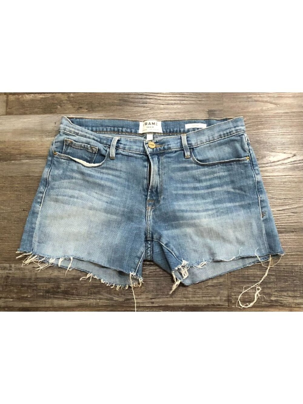 Frame Denim Womens Size 28 La Cutoff Blue Jean Shorts